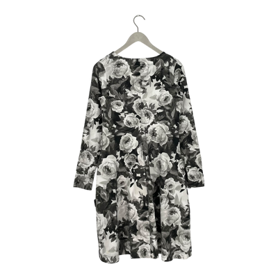 Ommellinen ls tricot dress, flowers | woman M