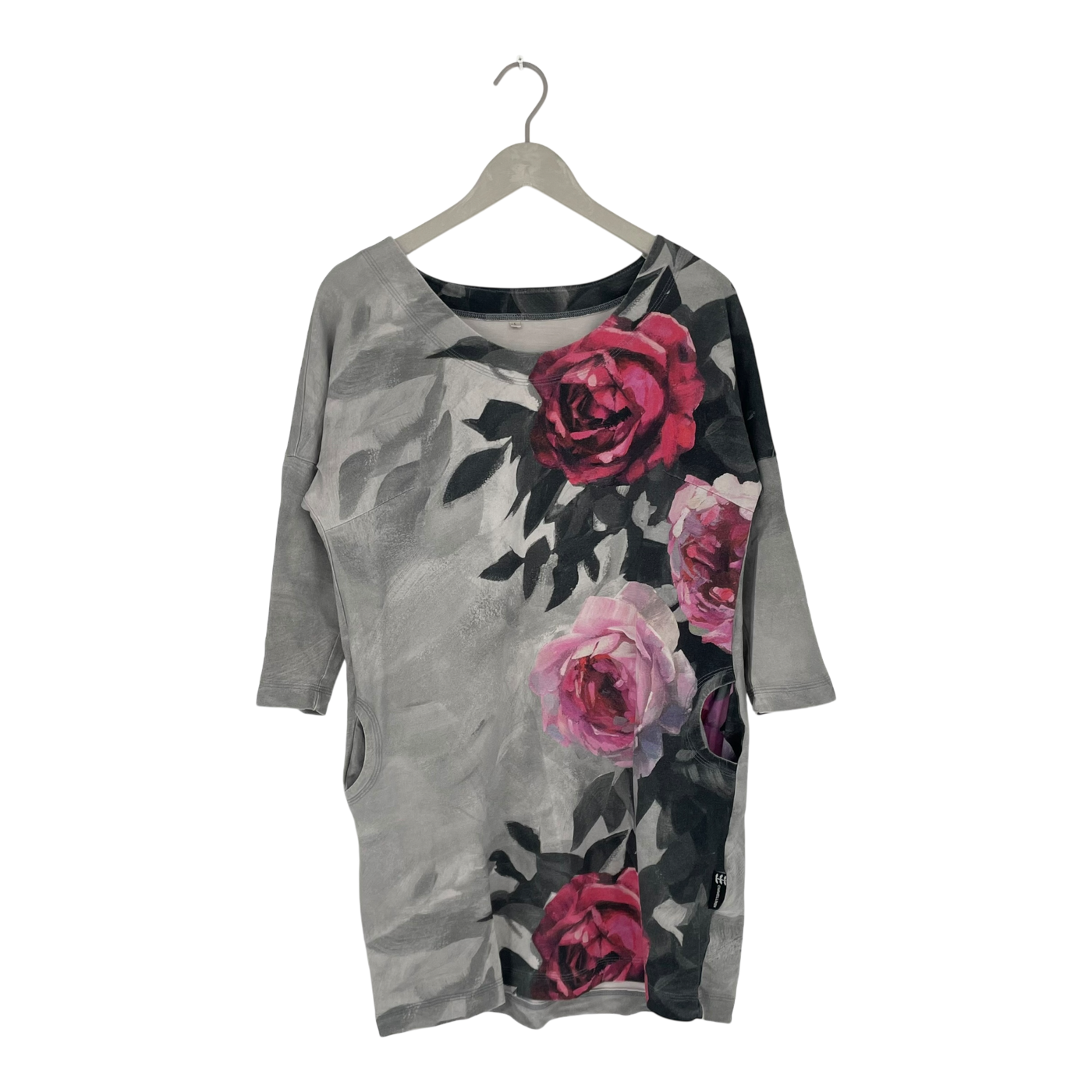 Ommellinen tunic dress, roses | woman L