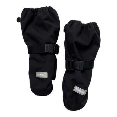 Reima askare mittens, black  | 1-2y