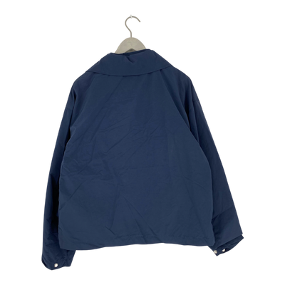 Embassy of Bricks and Logs wando short parka, navy blue | unisex S