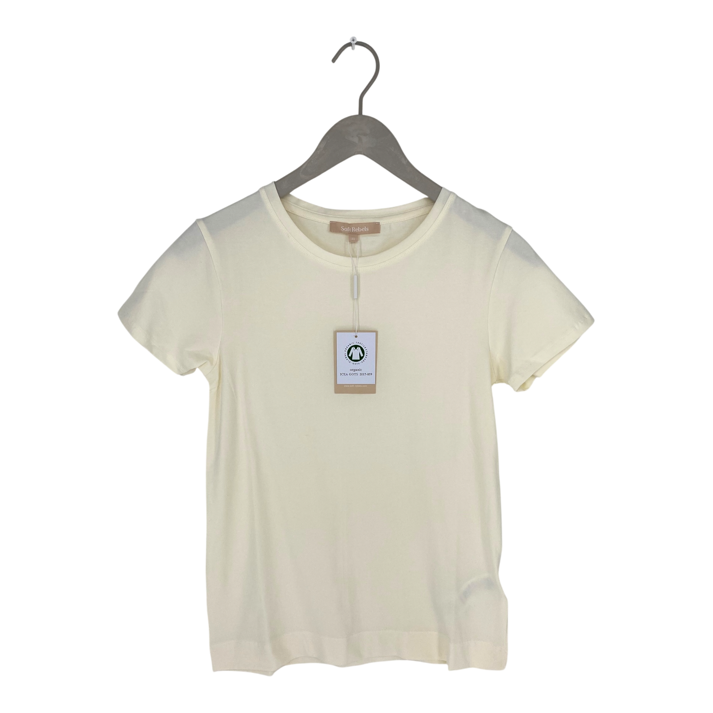 Soft Rebels elle t-shirt, cream white | woman XS