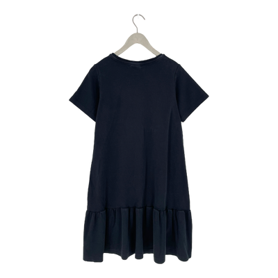 Kaiko ruffle t-shirt dress, black | woman S