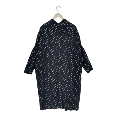 Papu long split cardigan, stiripes | woman M/L