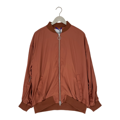 Embassy of Bricks and Logs jindo bomber jacket, red earth | unisex L