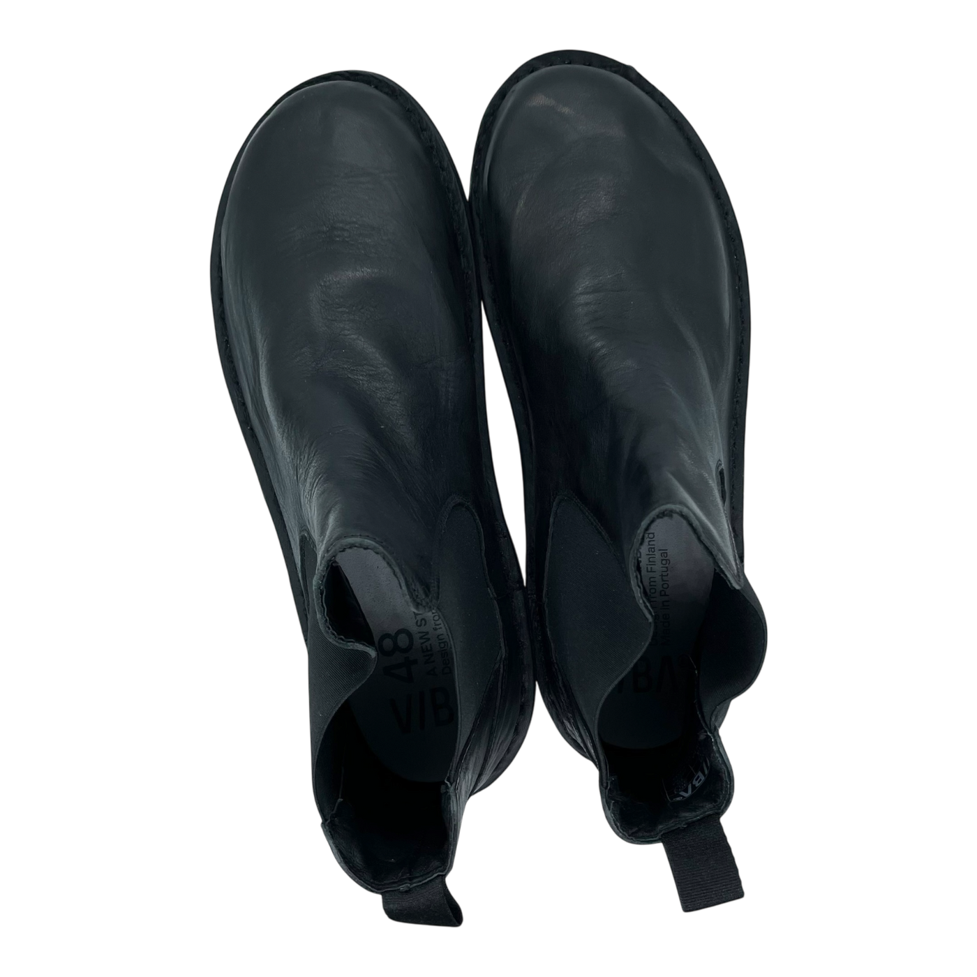 VIBAe Helsinki leather boots, preto black | 48