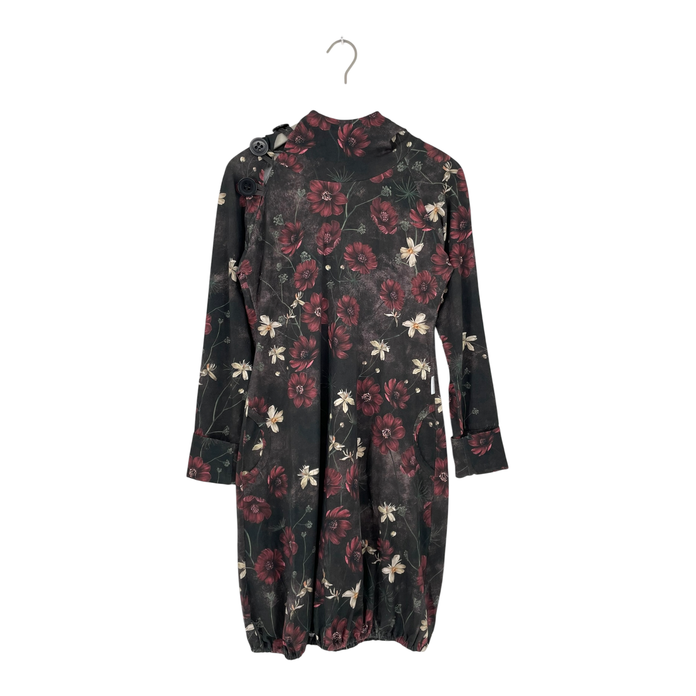 Versonpuoti hooded tunic, flowers | woman M
