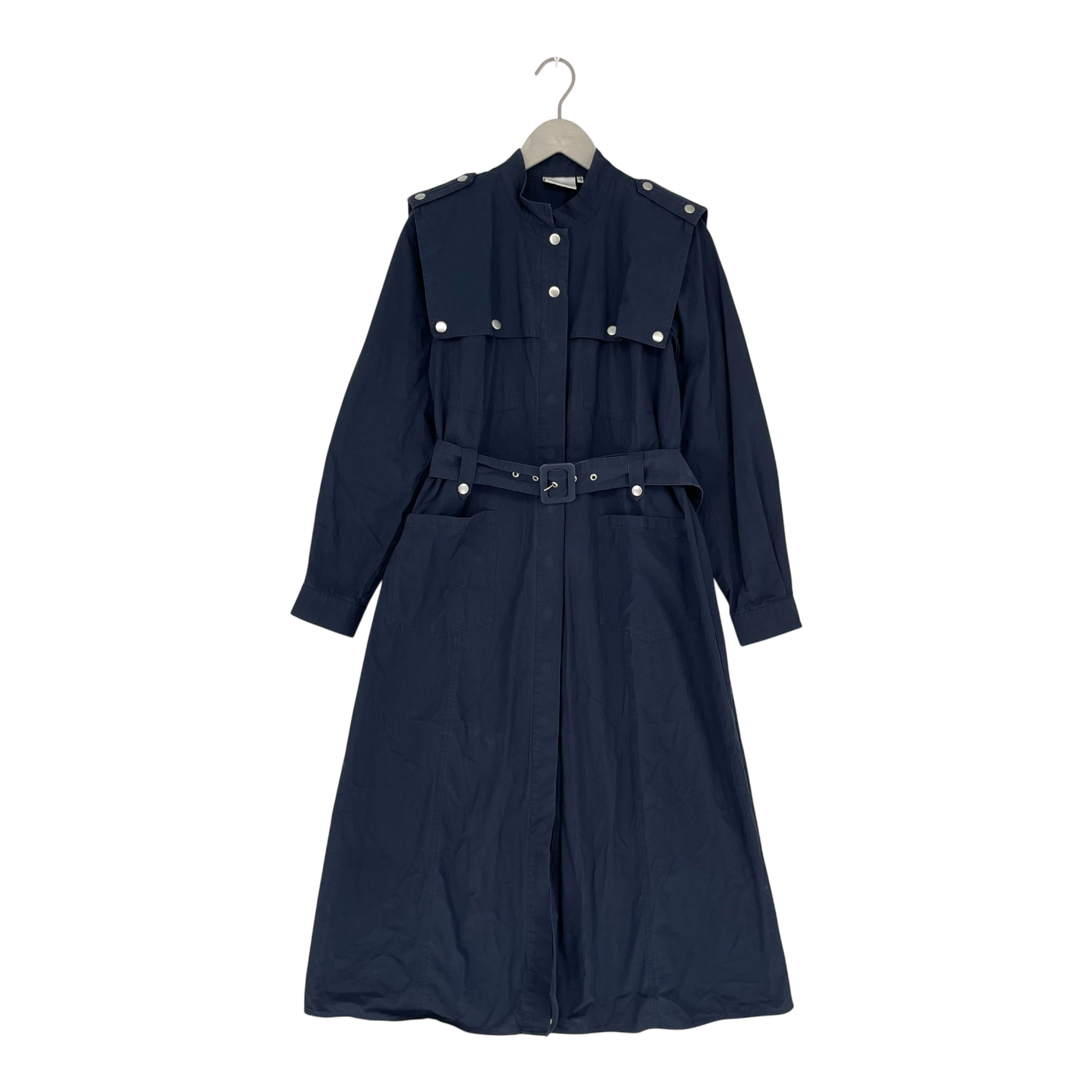 Gestuz trench coat, midnight blue | woman