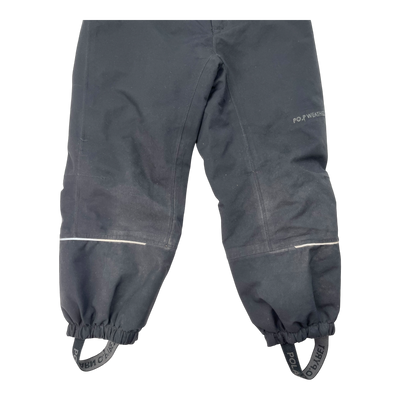 Polarn O. Pyret midseason outdoor pants, black | 98cm