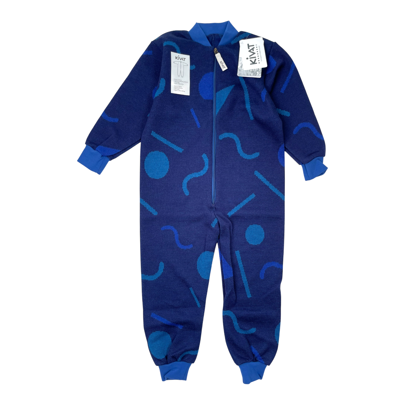 Kivat wool overall, blue | 110cm