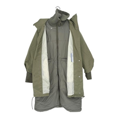 Embassy of Bricks and Logs Selma modular parka, pale olive | woman S