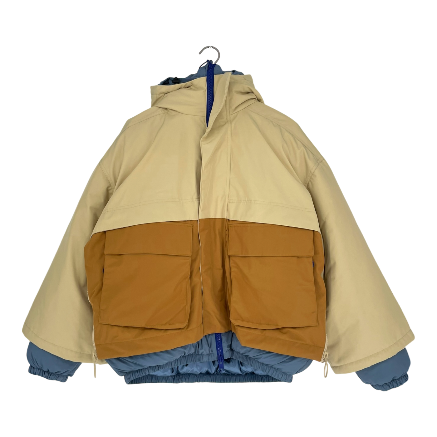 Embassy of Bricks and Logs Merritt utility jacket, orange/sand | unisex L