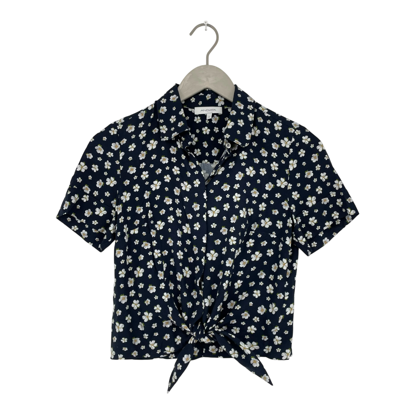Andiata collar shirt, flower | woman XS/XXS