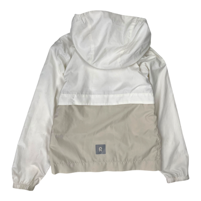 Reima arvo windbreaker jacket, white/vanilla | 128cm