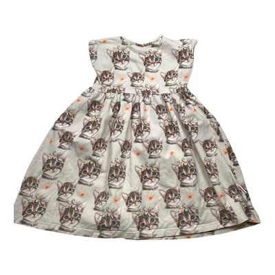 Metsola t-shirt dress, kitten | 110/116cm