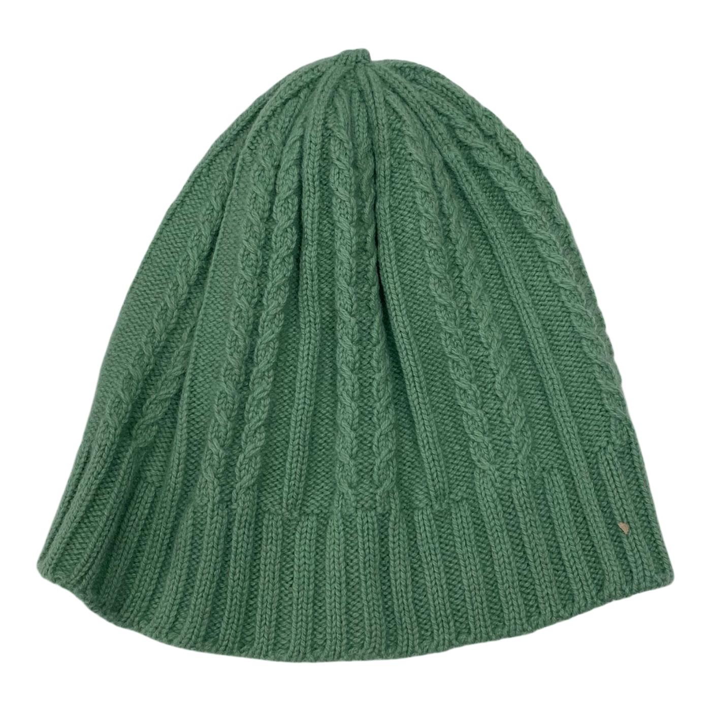 North Outdoor merino wool beanie, green | adult onesize