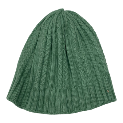 North Outdoor merino wool beanie, green | adult onesize