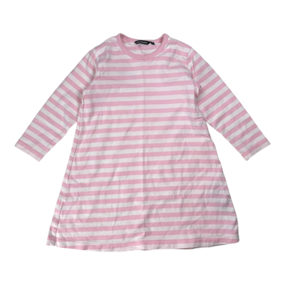 Marimekko stripe dress, light pink | 92/98cm