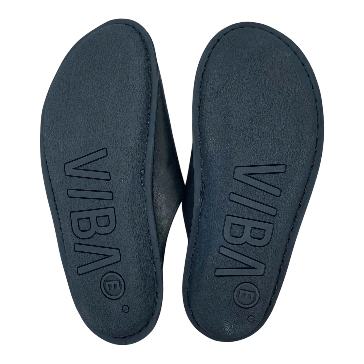 VIBAe Roma leather slippers, preto black | 44