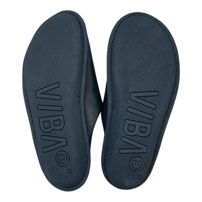 VIBAe Roma leather slippers, preto black | 44