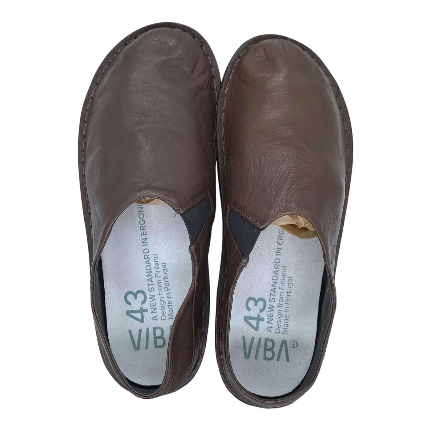 VIBAe Zuma leather shoes, cocoa brown | 43