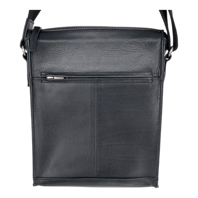 Holzrichter leather shoulder bag, black