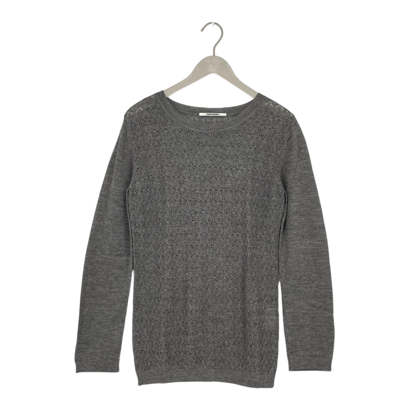 KARINFRAIDENRAIJ encaje knitted sweater, grey | woman S
