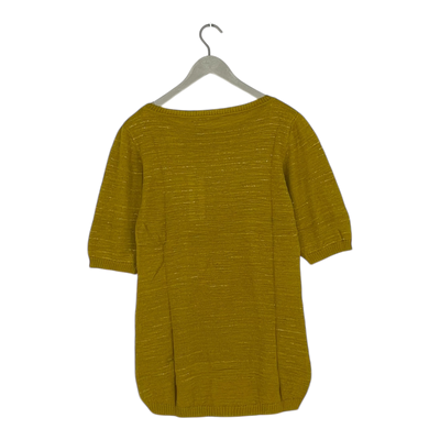 KARINFRAIDENRAIJ vero knitted t-shirt, yellow | woman M