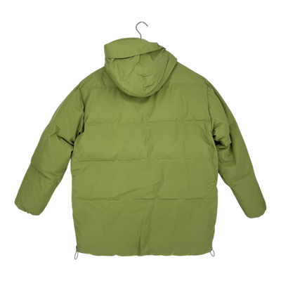 Embassy of Bricks and Logs utility puffer jacket, moss green | unisex L