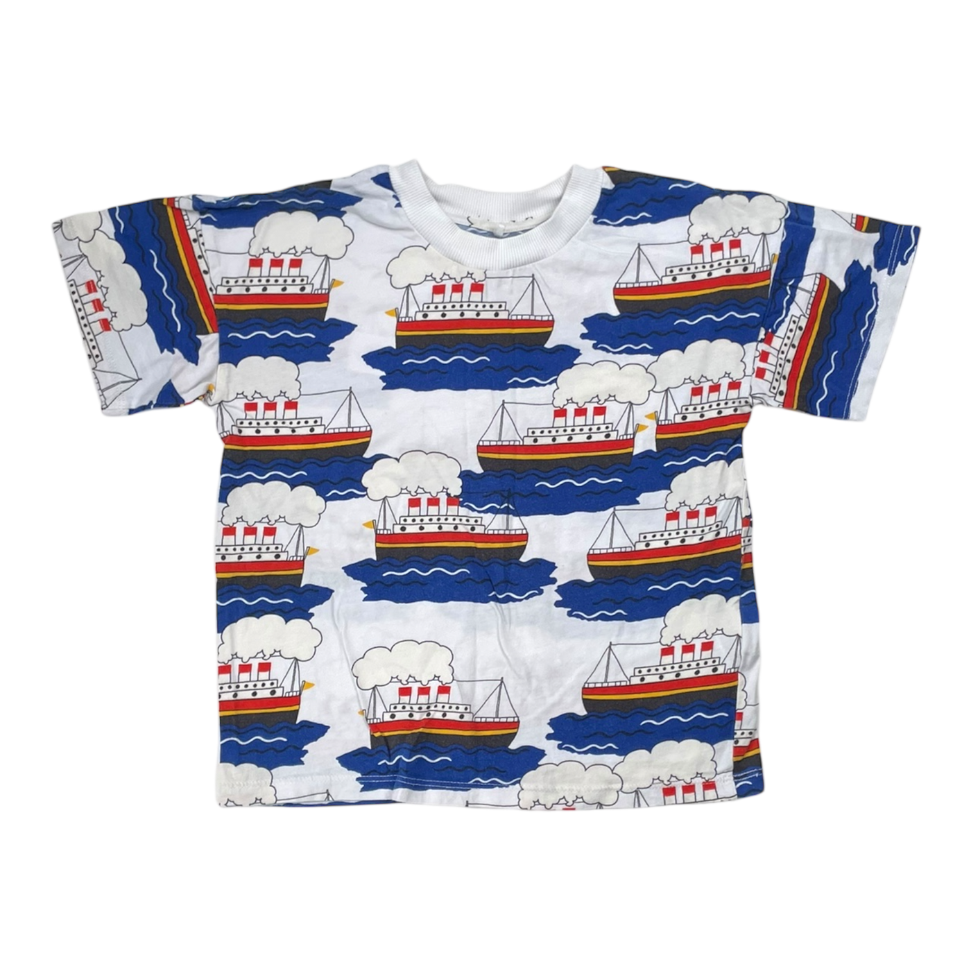Mini Rodini t-shirt, boat | 116/122cm