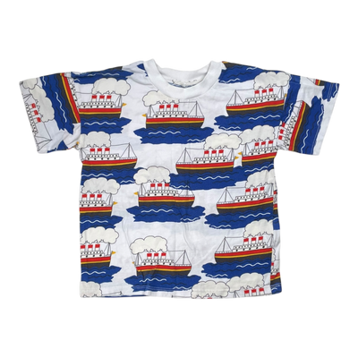 Mini Rodini t-shirt, boat | 116/122cm