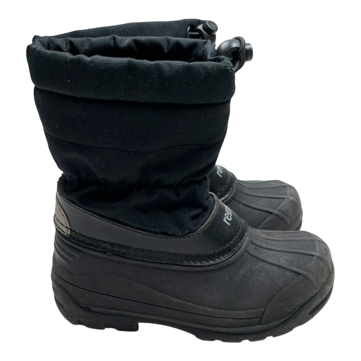 Reima loskari winter duck boots, black | 30