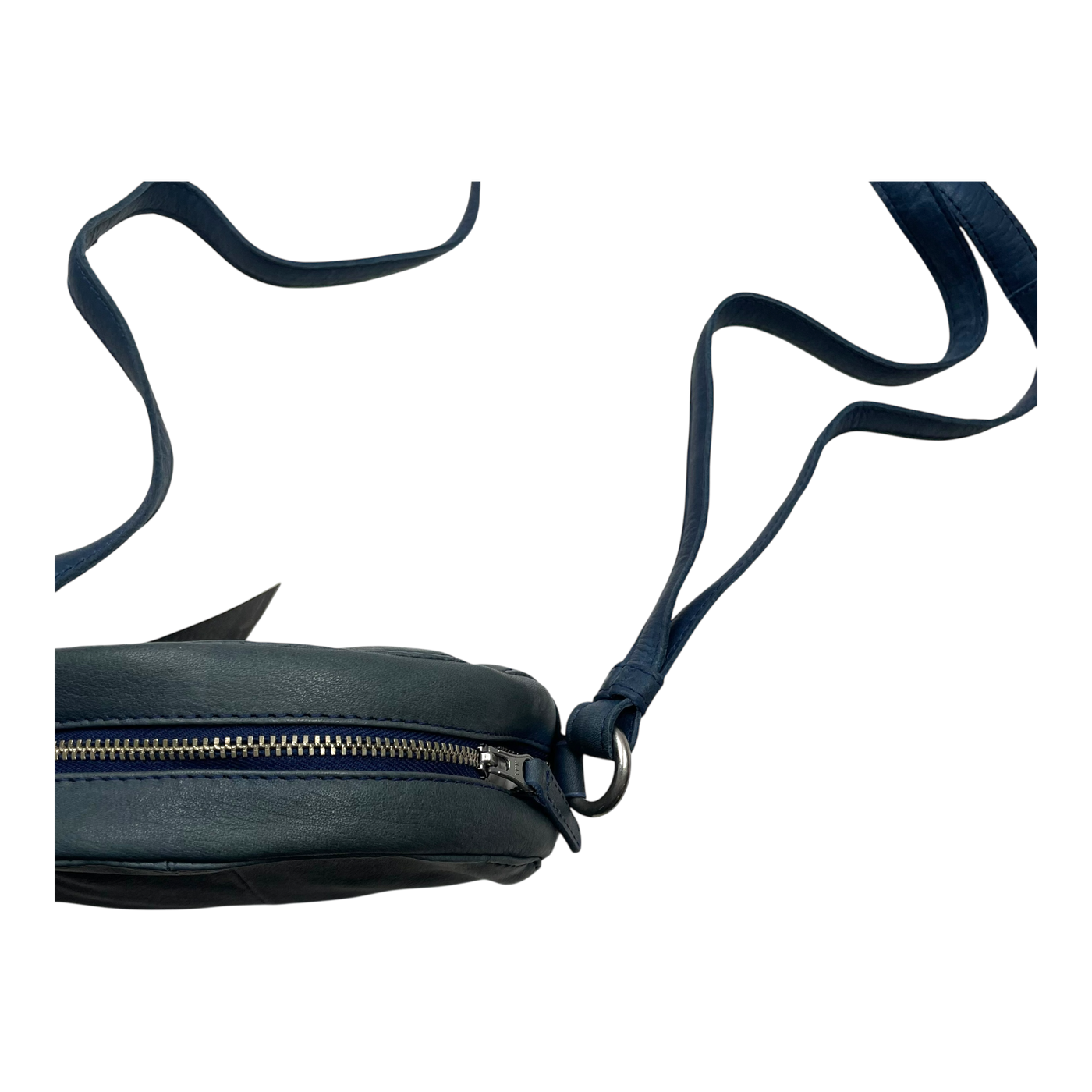 Harold's Bags leather galore shoulderbag circle, midnight blue