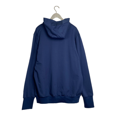 Ommellinen hoodie, midnight blue | man XXL