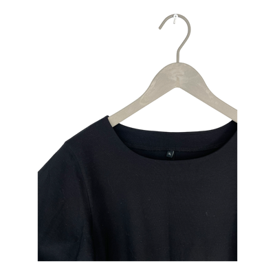 Ommellinen puffipaita t-shirt, black | woman XL