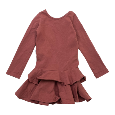 Gugguu frilla dress, rose vale | 86cm