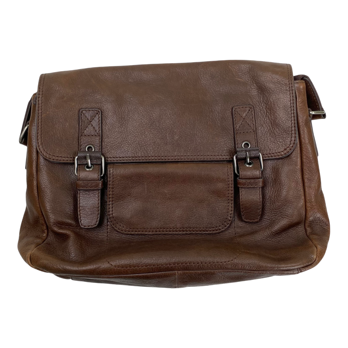 Harold's Bags leather business bag, brown