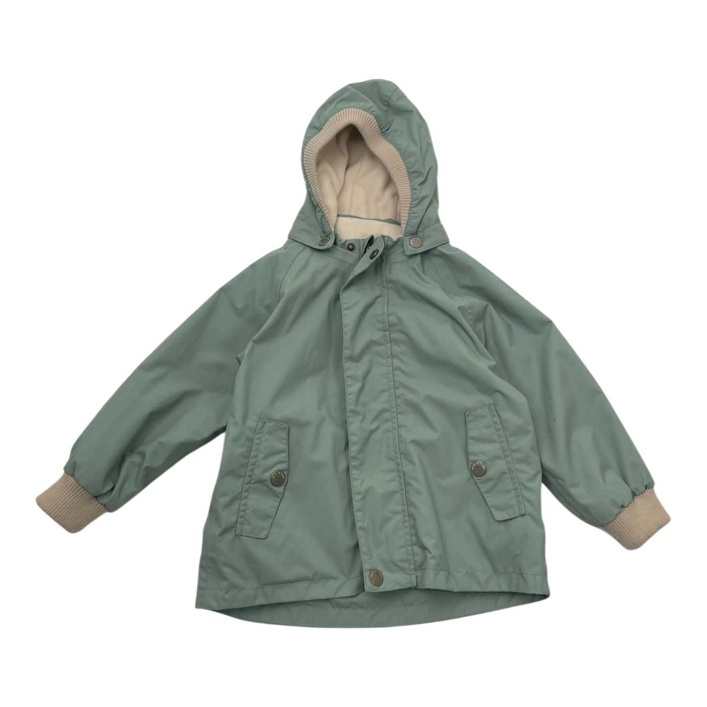 Mini A Ture wally midseason jacket, tea green | 92cm