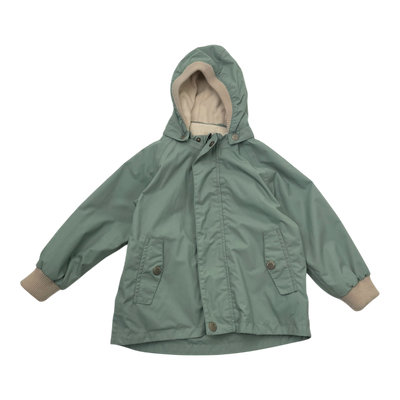 Mini A Ture wally midseason jacket, tea green | 92cm