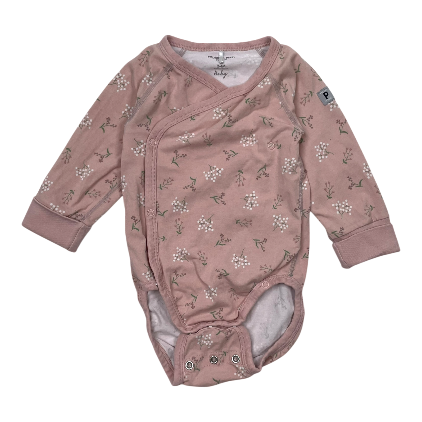 Polarn O. Pyret body, pink flowers | 62cm