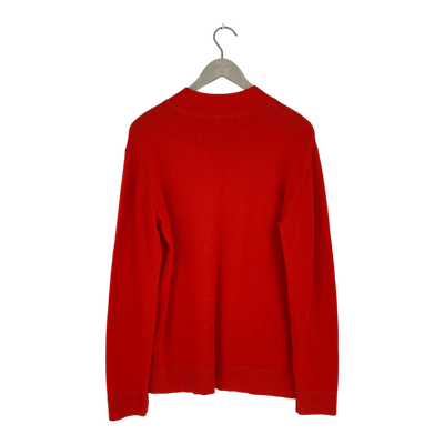 Marimekko periheli knit sweater, red | woman L