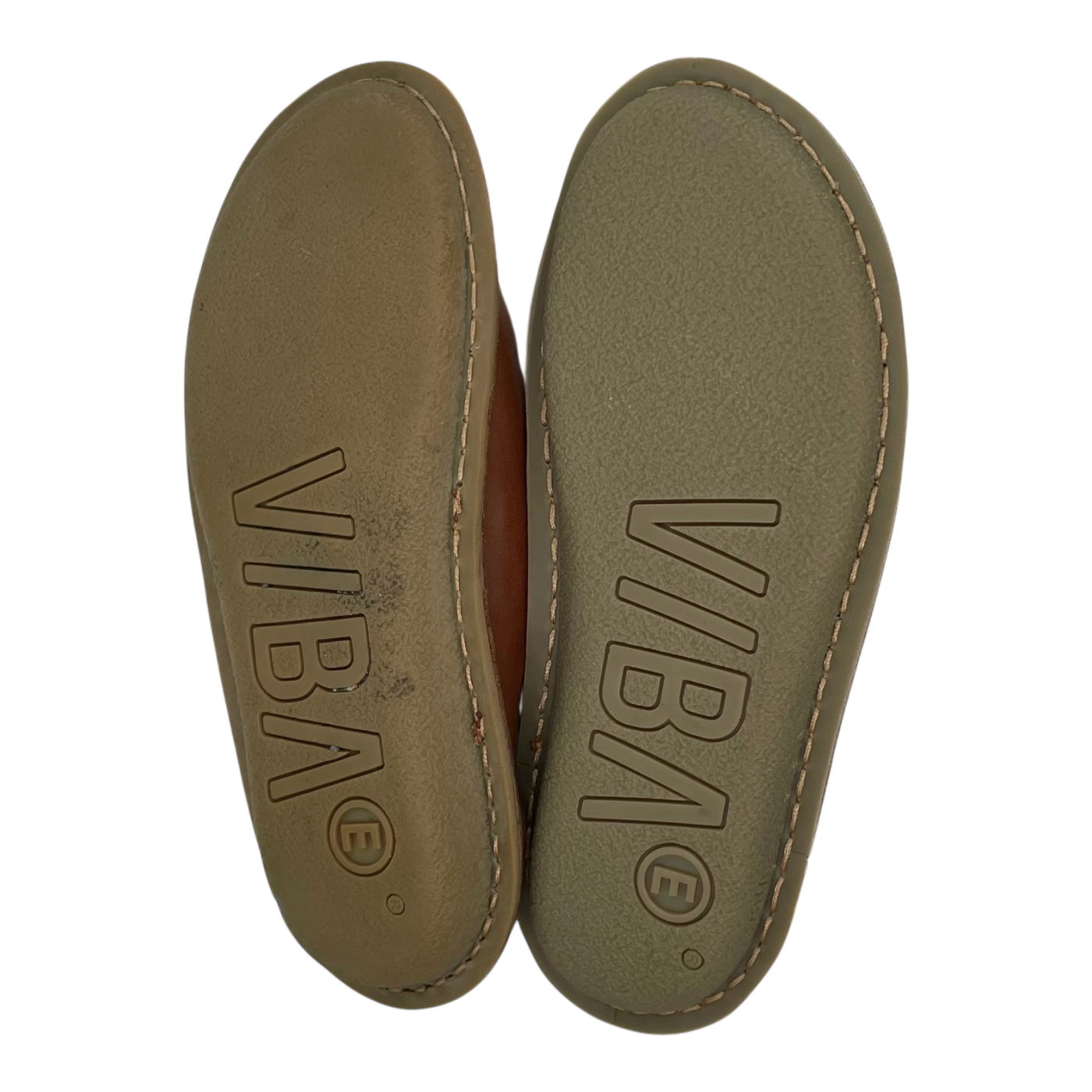VIBAe Roma leather slippers, cognac brown | 39
