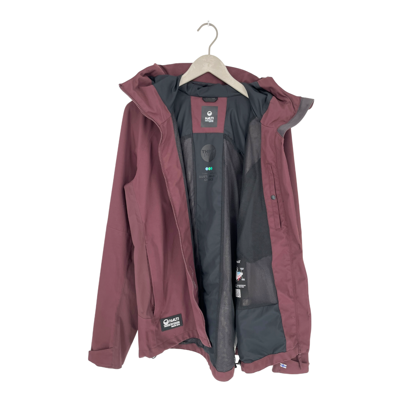 Halti midseason shell jacket, plum | man M