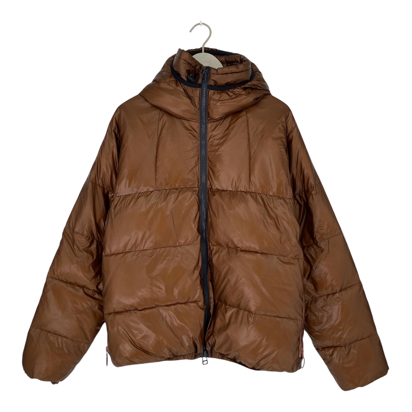 Embassy of Bricks and Logs telkwa puffer jacket, shiny brown | unisex L