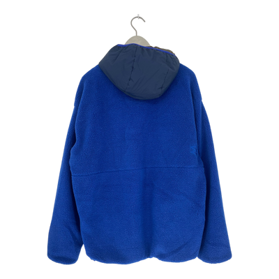 Embassy of Bricks and Logs mosino sherpa jacket, blue/olive | unisex L