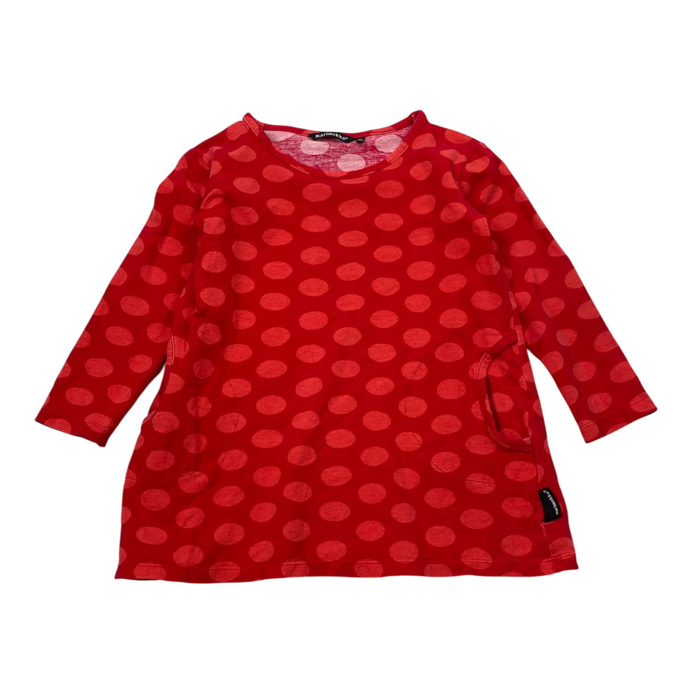 Marimekko tricot dress, dots | 92/98cm