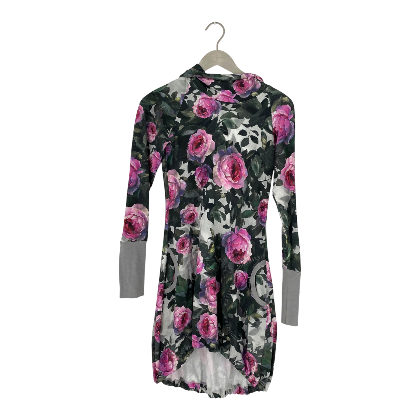 Ommellinen hoodie tunic, flower | woman S