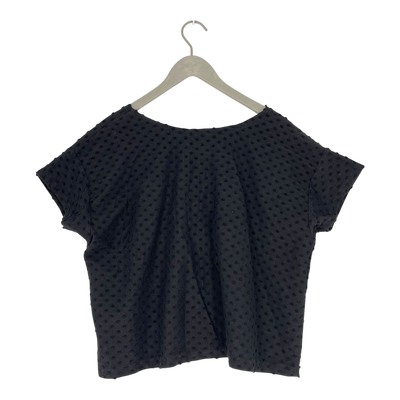 Aarre celene button top, black | woman L