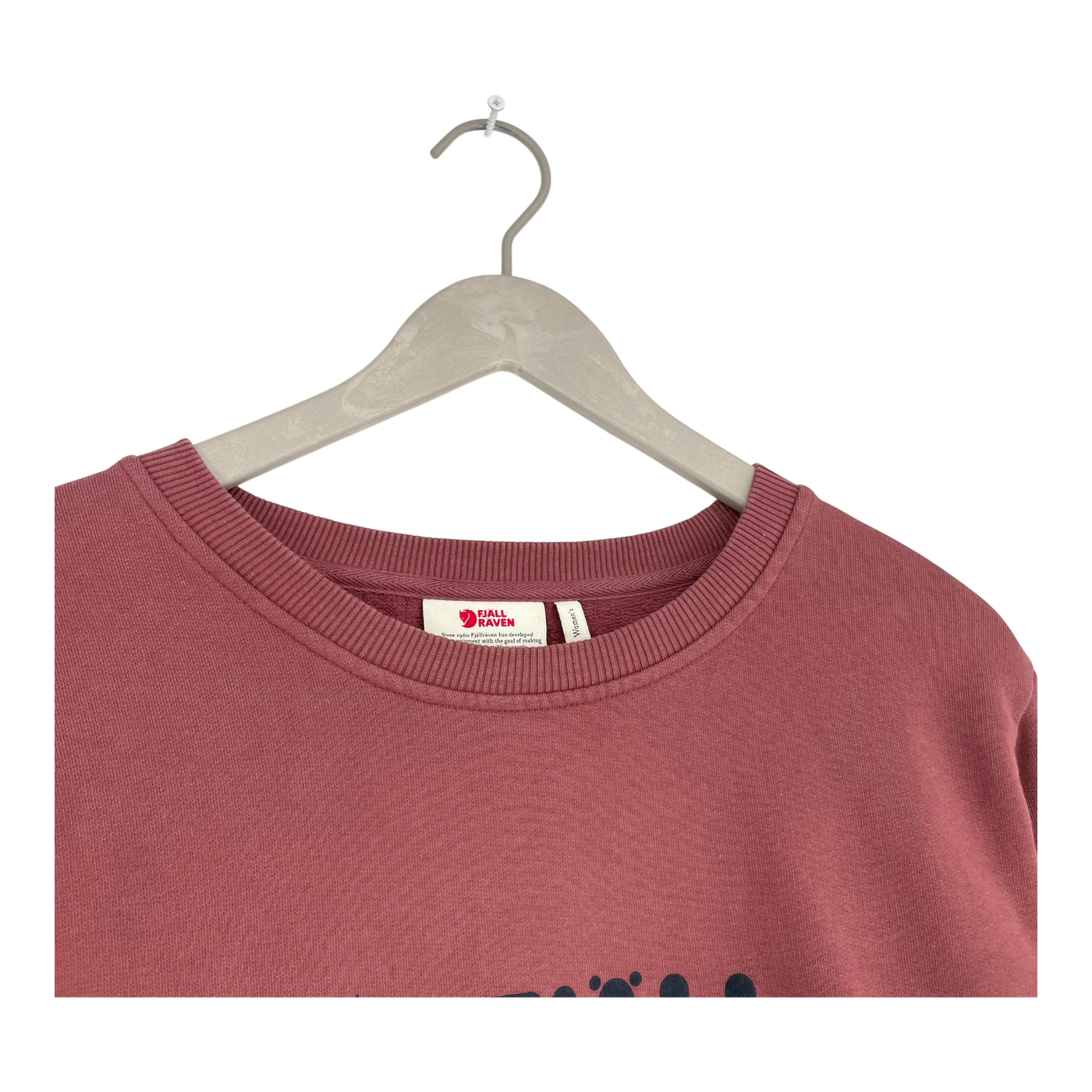 Fjällräven logo sweatshirt, mesa purple | woman XL