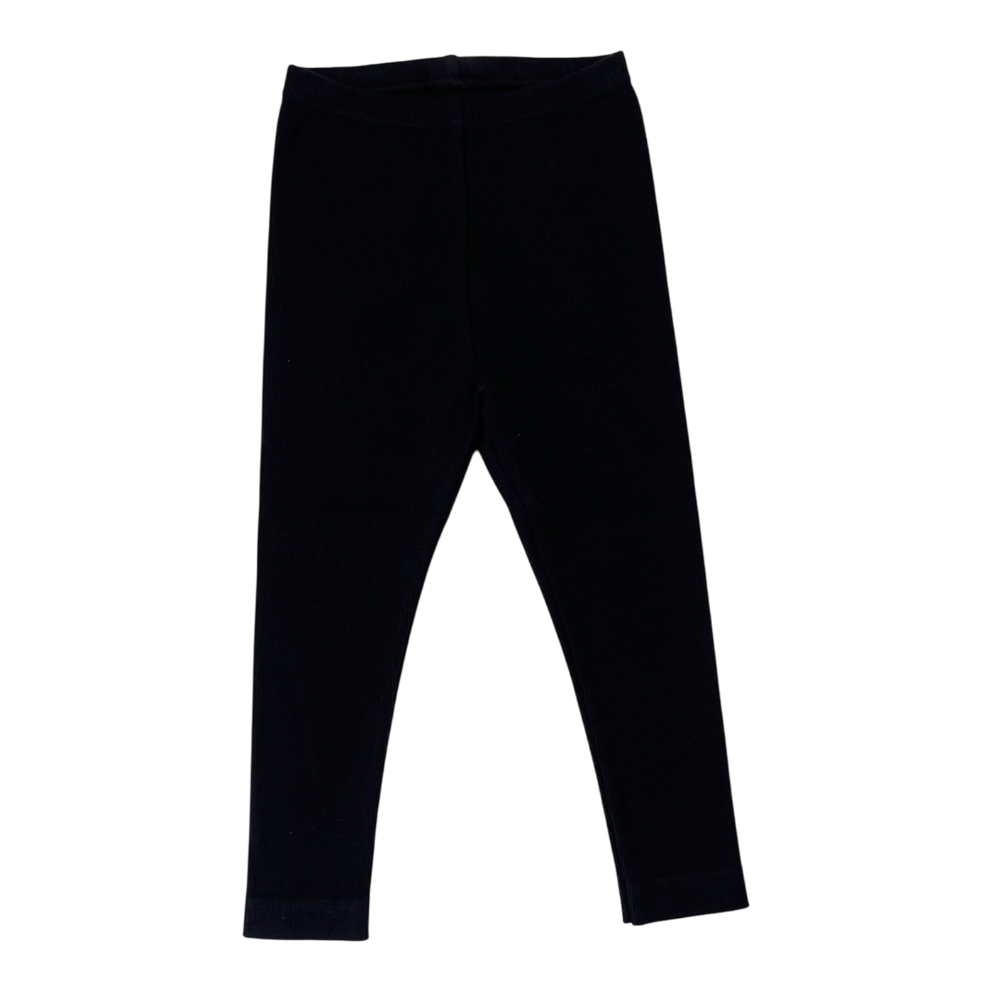 Metsola rib leggings, black | 86/92cm