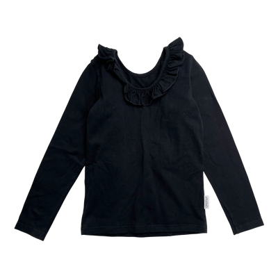 Gugguu Frill Shirt, schwarz | 104 cm